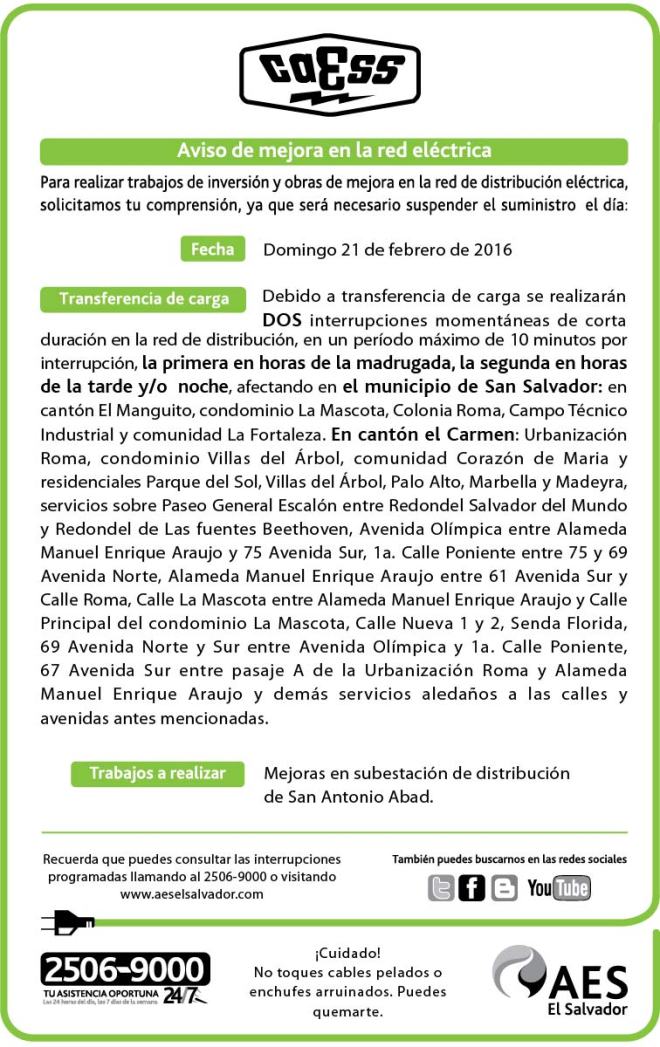 CAESS 3x8 19-2-16-01y