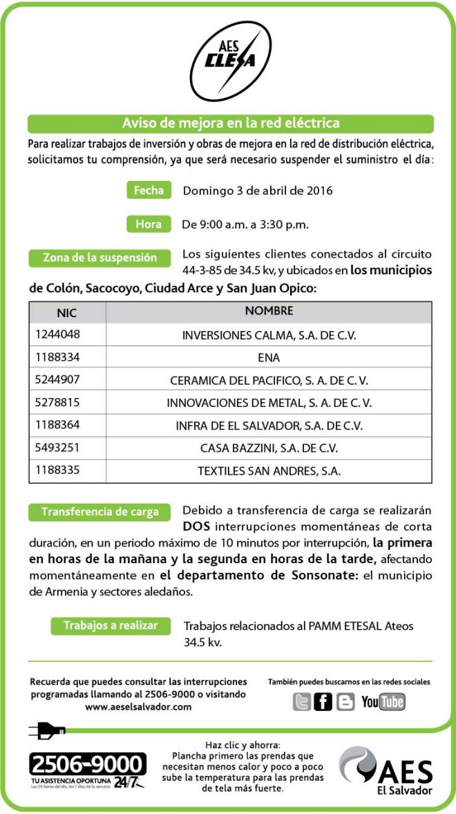 CLESA 3x9 31-3-16-01