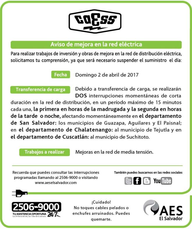 CAESS 3x6 31-3-17-01