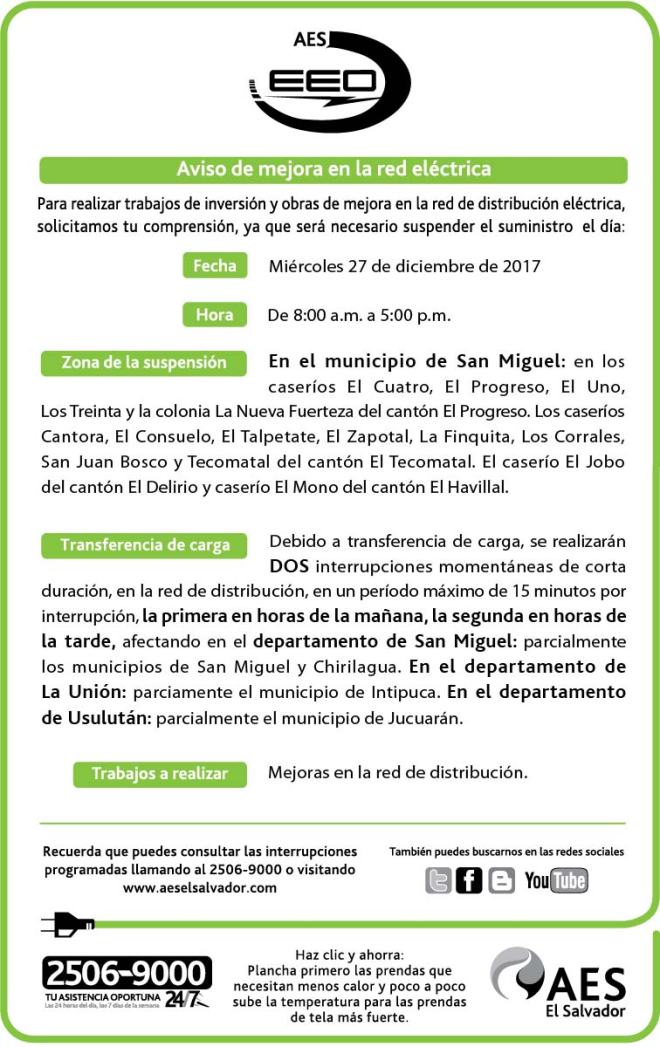 Trabajos de inversión y obras de mejora en los siguientes municipios: